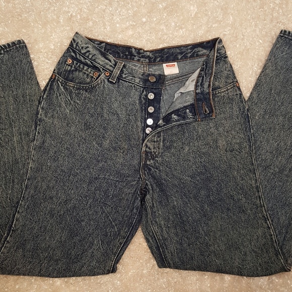 Levi's Denim - Vintage Levi's High Waist Stone Washed Jeans-Rare!